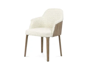 JORDAN I - Upholstered oak chair with armrests _ JOSÉ LEITE DE CASTRO